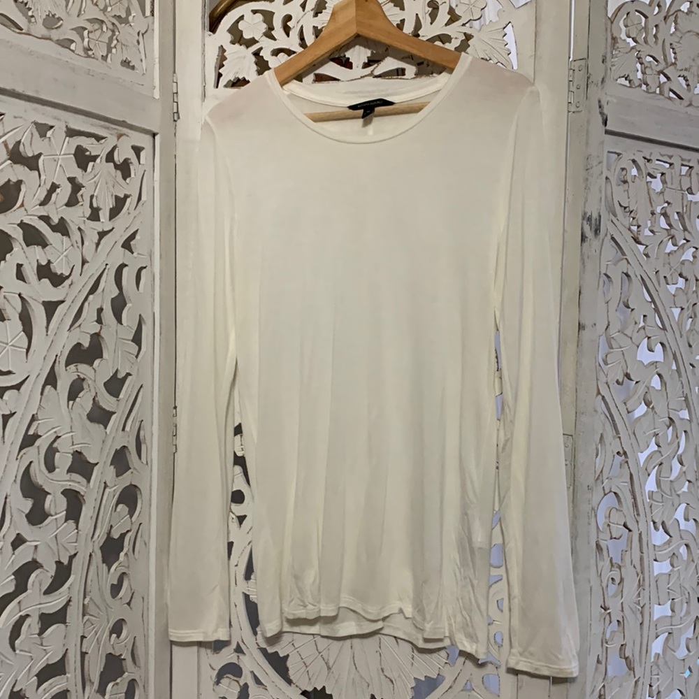 Banana Republic White Basic